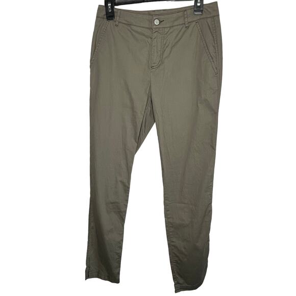 Pendleton Brown Trouser Pant Flat Front Women Size 4‎ Pockets Business Casual - Picture 1 of 8